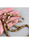 Galalit Capsule Cut 8X11.5Mm Prayer Beads - Pearlescent Light Brown - 2