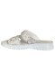 26Y Nbl05 White Women's Genuine Leather Daily Slippers - 3