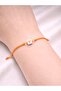 Aries Sign Orange Rope Adjustable Minimal Bracelet - 2