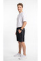Men's Black Sports Shorts with Back Zipper Detail, Breathable, Sweat-Wicking, Quick-Drying, Flexible, Air-Permeable Fabric - 2