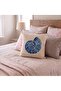 Makiteks 41X41 cm Blue Snail Patterned Throw Pillow Cover - Sea and Marine Themed Living Room Summer Decorative - 2
