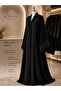 Luxurious Embroidered Black Abaya – Elegant Gulf Cut Loose-Fitting Women's Abaya |   Seeking - 4