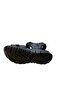 Men's Flat Sole Orthopedic Massage Genuine Leather Double Strap Sandals - 3
