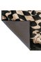 Sdt Artistic Illusionary Chess Patterned Cream Tone Abstract Woven Base Decorative Carpet Sdt1395 - 5