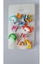 Children's Hair Accessory Set - Set of 10 Figured Hair Clips and Barrettes with Pink Butterfly and Rabbit Designs - 2