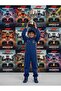 Unisex Kids F1 Racing Driver Car Racer Formula Racer Pilot Costume - 3