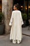 Women's Ecru Linen Premium Kimono Pants Summer Set (36-46) - 5