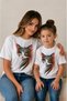 Mother Child Oversize T-Shirt Combination Twin T-Shirt 100% Cotton Comfortable Fit (Sold as a Single Item)