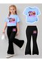 Girl's Spanish Style Leggings and T-Shirt Set