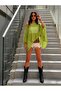 Women's Summer Oversize Asymmetric Loose Light Transparent Knitted Cape Poncho - 4
