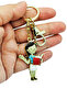 Cute Teacher Reading a Book Figured Enamel Craftsmanship Bag and Key Accessory with Female Figure - 2