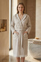 100% Cotton Hooded Peshtemal Bathrobe |   Organic, Oversize Comfortable Fit - 5