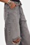 Women's Smoked 12S6-12 Straight Fit Belt Detailed Special Design Denim Jeans - 4