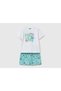 Boy's Tropical Printed Shorts Set 1-5 Years Ecru