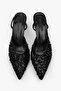 Women's Monica Black Stone Sequin Stiletto - 3