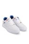 Comfortable Lace-Up Casual Sneakers White and Blue Color Sneaker Women's Running Shoes - 2