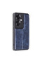 Oppo Reno 11F Compatible Case Flip Cover - Navy Blue - 7