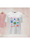 Printed Crew Neck Wide Fit Unisex Tshirt