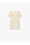 Short Sleeve Cotton Polka Dot Baby Collar Dress - 4