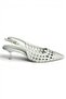 Y820026509 Silver Low Heeled Women's Shoes - 5