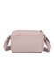 Daily Small Size Waterproof Lightweight Crinkle Fabric Women's Crossbody Bag Sand - 3
