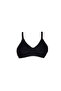 Embroidered Cup Feeding Bra for Women Black