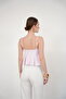 Striped Strap Blouse - Pink |   D2791 - 5