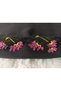 Handcrafted Needle Embroidered Prayer Cover Dowry Cover Mevlit Headscarf Crepe Fabric 145X75 cm - 5