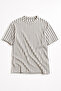 Basic Style Unisex Waffle Kumaş Basic Tişört T-Shirt - 4