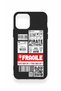 Fragile Patterned Silicone Case Compatible with iPhone 12-12Pro - 2