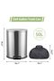 50 Liter Stainless Steel Kitchen Trash Can with Step Pedal - 2