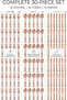 Premium Rose Golden Plastic Cutlery Set, 30 Pieces Flatware Collection (10 Spoons, 10 Forks, 10 Knives) - 3