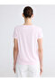 Original Oval Yaka Paris Printed Women's T-Shirt - 4
