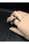 Anthracite Color Natural Hematite Stone Minimal Finger Prayer Beads & Ring New Generation Pocket Prayer Beads - 3