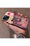 حافظة هاتف متوافقة مع iPhone 13 مصنوعة من السيليكون ذات حافة صلبة وخلفية صلبة بنمط الفهد - 2