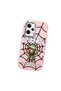 Poco X5 Pro 5g Compatible Case with Camera Protector Pink Silicone Couple Phone Case with Spiderman Pattern - 3