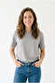 Women's Beige Regular Full-Fit Cotton Combed Cotton Crew Neck T-Shirt - 2