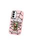 Samsung Galaxy A15 Compatible Case with Camera Protection Pink Silicone Couple Phone Case with Spiderman Pattern - 3