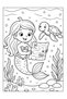 Mermaid Coloring Book |   Magical Mermaid Moments |   Fun Coloring Pages for Girls |   A4 - 32 Pages - 8