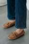Artux women's studded genuine suede loafer shoes - tan - 2