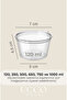 25 Pieces 120 ml Sauce Container with Leak-Proof Lid, Ice Box Storage Container, Gravy, Bone Broth Kitchen Organizer - 8