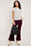 Striped T-Shirt with Crew Neck and Short Sleeves - 2
