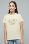 Printed T-Shirt with Crew Neck and Short Sleeves