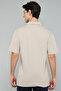 Textured Knit Shirt with Revere Collar and Short Sleeves - 3