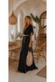Bohemian Aura Maxi Dress Black White and Beige Color Options - 2