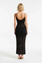 Women's Openwork Maxi Beach Dress Sleeveless V-Neck Shift Cutout Knitted Fabric Comfortable Casual Modern Stylish Elegant - 5