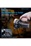 LED Flashlight with Cooling System, 55000 Lumens, Multiple Modes, High Power Torch for Camping, Hiking - 7