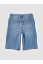 Indigo Bermuda Fit Women's Jean Shorts - 6