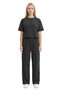 Premium - Sway Collection |   Black Modal Ribbed Stitching Detailed Women's Trousers Sweatpants - 6