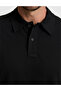 Black Regular Fit Buttoned Polo Collar T-Shirt 50321157-Vr046 - 6